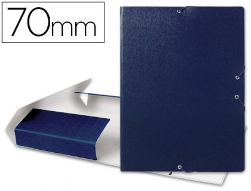 Capa elasticos para projetos lombada 7 cm azul , Liderpapel , 37349 , 8423473373495
